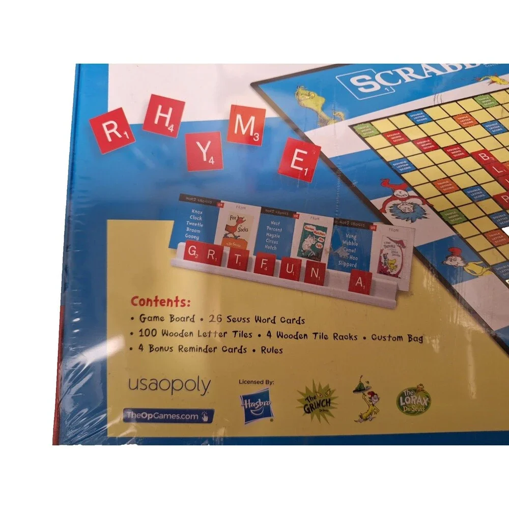 USAOPOLY Scrabble Dr.‎ Seuss Board Game